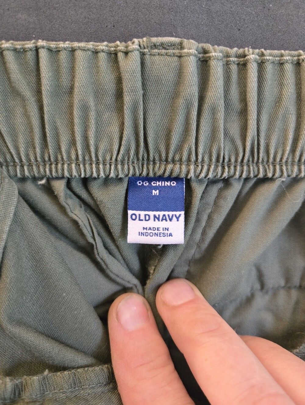 Old Navy Kids Olive Chino Pull-On Bottoms